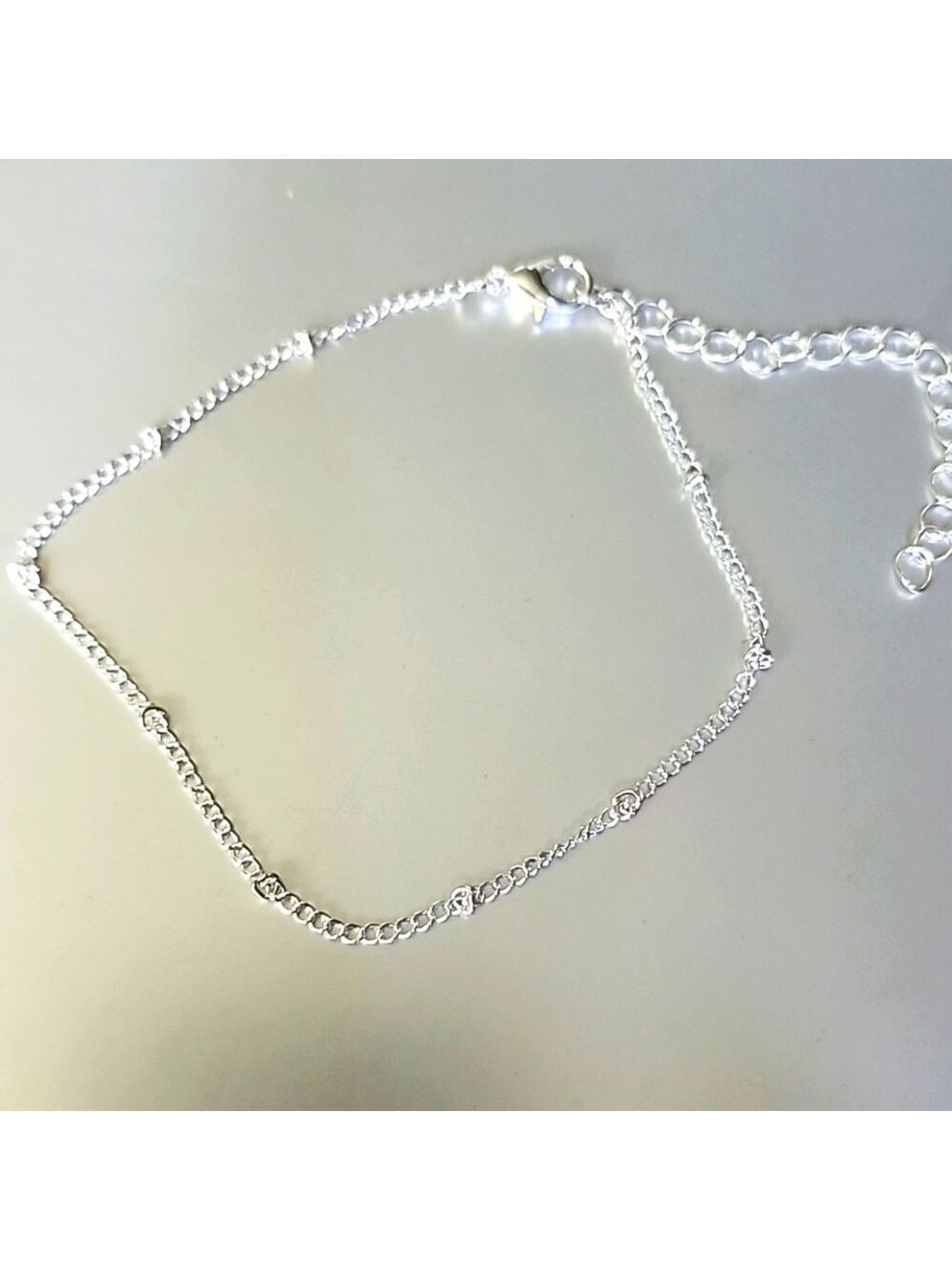 ANKLET Stainless + Silver Coat